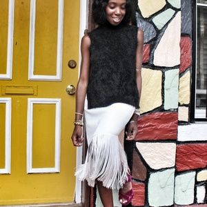 Timo Weiland Sleeveless Angora Mockneck XS